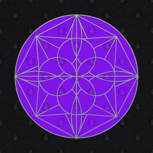 Purple Mandala by Nuletto